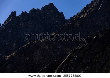 solid rocks, hiking around Téryho chate, high tatra, slovakia