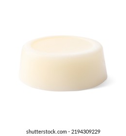 Solid Shampoo Bar Isolated On White. Hair Care