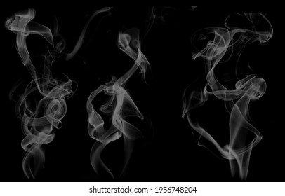 Solid Super Black Background 
Smoke Stroke Vapor Cigarette, Gas, Dry Ice, Warm Hot Food, Boil Noodle Soup