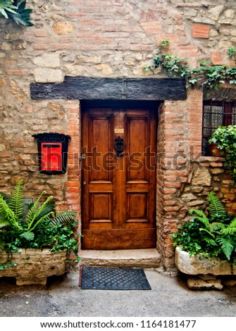 Similar – Image, Stock Photo Green cassette door