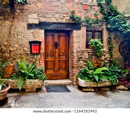 Similar – Image, Stock Photo Green cassette door