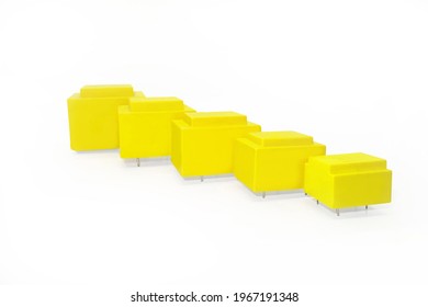 Solid-state Relays Of Common Purpose. Shown A Group Of Objects Of Different Sizes