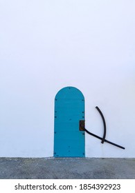 Solitary Door In Ibiza, Spain