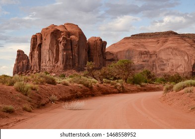 Solitary Road In National Park