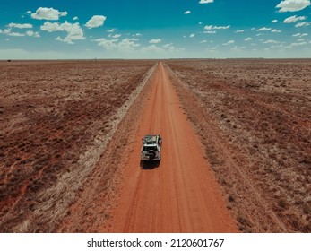 Solo 4wd Offroad Driving In Australian Outback With Drone