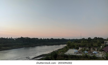 Solo River. Bengawan Solo, Sunrise In The Morning