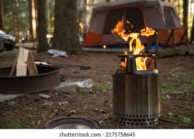 Solo Stove At The Campground