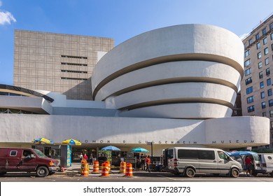 The Solomon R. Guggenheim Museum Of Modern And Contemporary Art. New York, USA - October 10 2018.