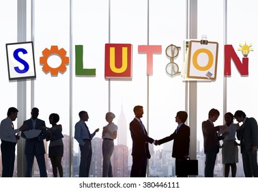 Solution Decision Progress Solve Discovery Ideas Concept