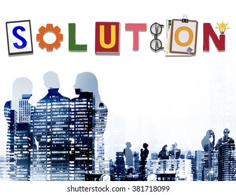 Solution Decision Progress Solve Discovery Ideas Concept