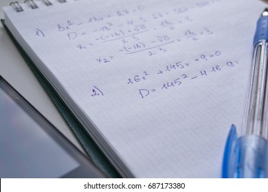 The solution of the mathematical equation