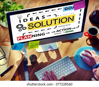 Solution Problem Solving Ideas Strategy Concept