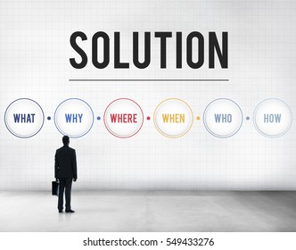 Solution Problem Solving Share Ideas Concept