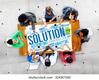 Solution Success Decision Strategic Progress Concept