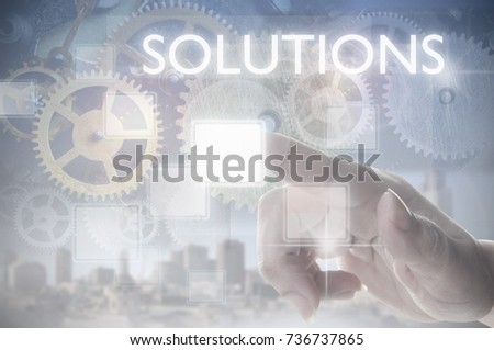 Solutions touch screen 