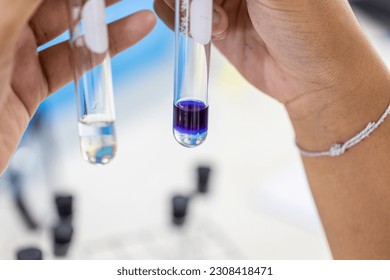 Solvent extraction system for samples  in the laboratory, Research and Development.
