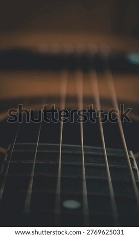 Somatic Vertical Strings Receding Into Warm Deep Shadows