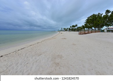 Sombrero Beach At The Florida Keys In Winter