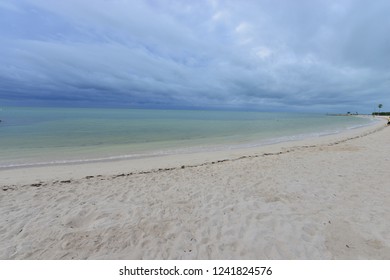 Sombrero Beach At The Florida Keys In Winter