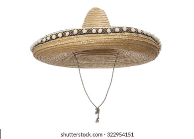 Sombrero Hat isolated on a white background. - Shutterstock ID 322954151