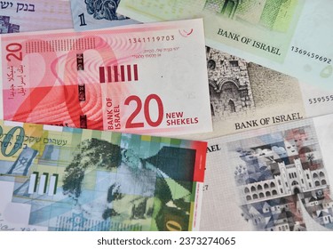 some bank notes from Israel
