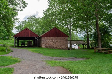 Some Buildings At The  Hopewell Iron Furnace.