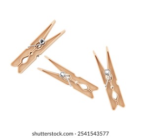 some clothespins on a transparent background - Powered by Shutterstock