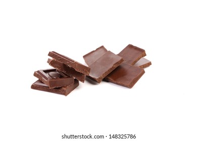 Some dark chocolate bars. - Shutterstock ID 148325786