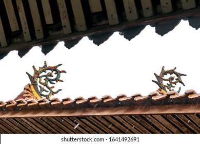 Some Eaves In Oriental Temples