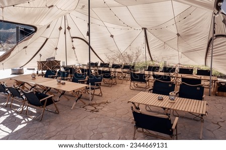 Similar – beer tent in preparation