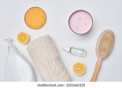 some items that include lemons, soap, and other things to make your skin look more like natural hair