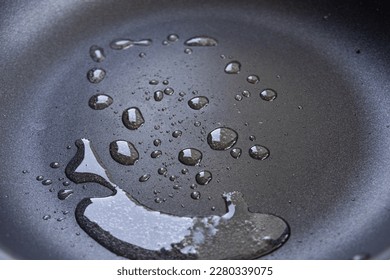 Some olive oil in a non-stick pan