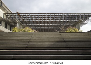 some steps at academic quadrangle