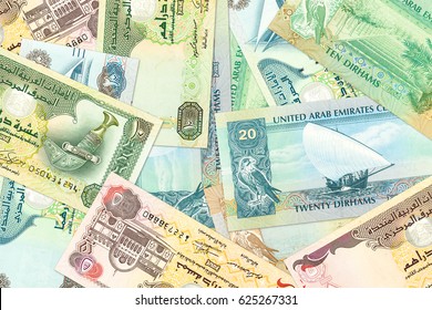 Some United Arab Emirates Dirham Bank Notes