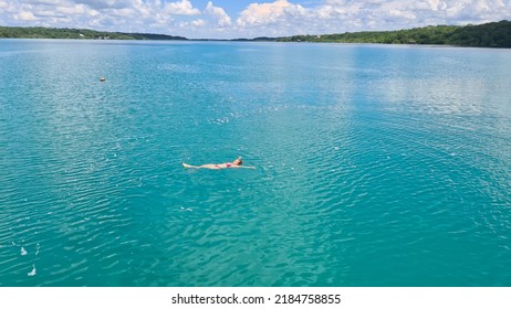 Some Views Of The Lagoon Bacalar Quintana Roo