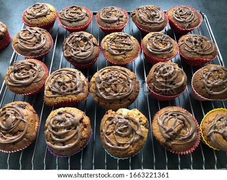 some yummy chololate chip muffins