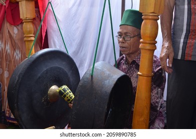 Someone Is Playing Traditional Musical Instruments, Drums And Gamelan Samarinda October 18, 2021