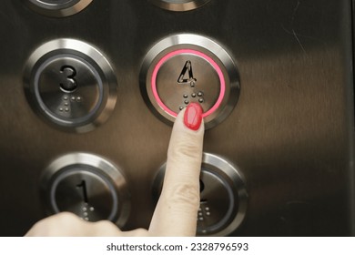 someone presses the elevator button
