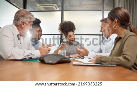 Sometimes you have to have difficult conversations. Shot of a group of businesspeople in a meeting at work.