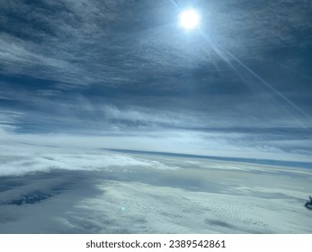 Somewhere on top’s of clouds,various kinds of clouds, sunshine!
