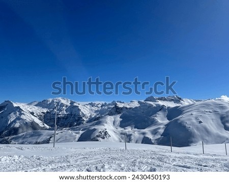 Sommet Alpes du Nord, Paysage montagne 