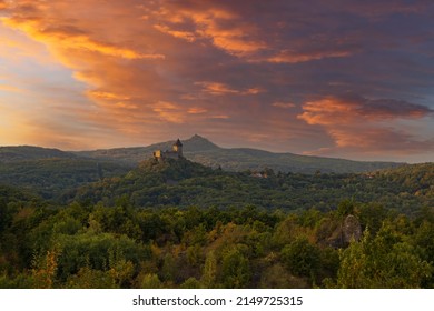 Somoska Castle On Slovakia Hungarian Border