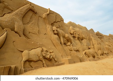 101 Sondervig sand sculpture festival Images, Stock Photos & Vectors ...