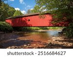 Sonestown, also known as Davidson Covered Bridge, a Burr Truss construction across Muncy Creek was built around 1850, to provide access to the nearby Hazen gristmill. 