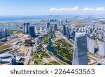 Songdo International City and Central Park in Yeonsu-gu, Incheon city