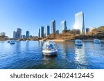 Songdo International City and Central Park in Yeonsu-gu, Incheon city