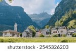 sonogno ticino svizzera valley mountains