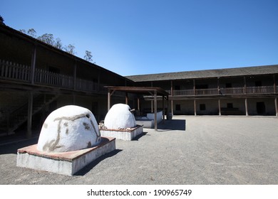 SONOMA, CALIFORNIA -- AUGUST 5, 2013 -- The Northernmost California Mission Built By Spanish Settlers Remains A Centerpiece Of The Historic Old West Town Of Sonoma, California.