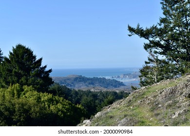 Sonoma County Coastline As Seen From Within The Hills.