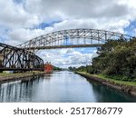 Soo Locks Sault Ste Marie Michigan USA Ontario Canada